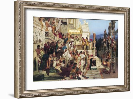 Leading Light of Christianity, Nero's Torches, 1882-Henryk Siemieradzki-Framed Giclee Print