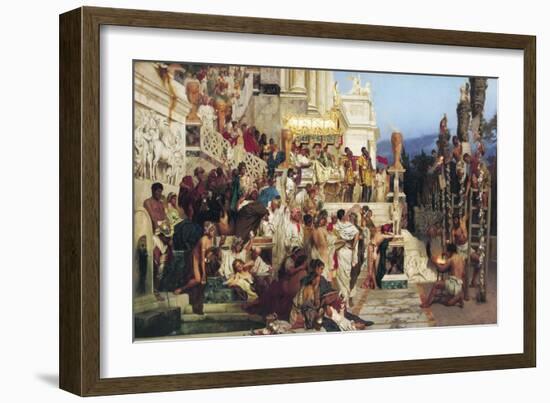 Leading Light of Christianity, Nero's Torches, 1882-Henryk Siemieradzki-Framed Giclee Print