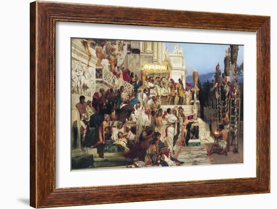 Leading Light of Christianity, Nero's Torches, 1882-Henryk Siemieradzki-Framed Giclee Print