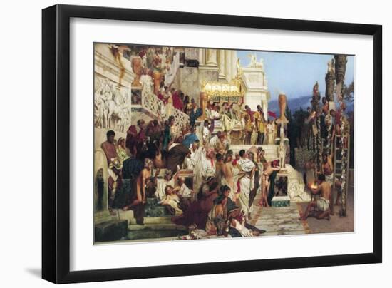 Leading Light of Christianity, Nero's Torches, 1882-Henryk Siemieradzki-Framed Giclee Print