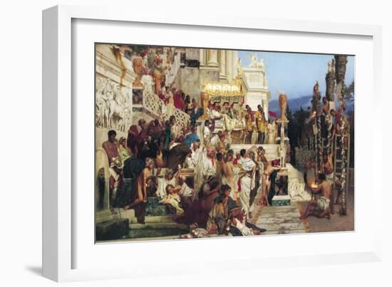 Leading Light of Christianity, Nero's Torches, 1882-Henryk Siemieradzki-Framed Giclee Print