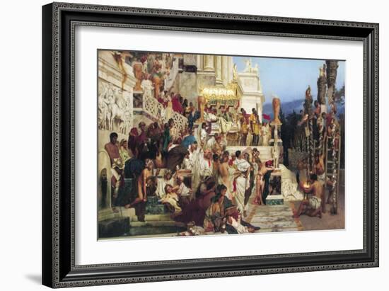 Leading Light of Christianity, Nero's Torches, 1882-Henryk Siemieradzki-Framed Giclee Print