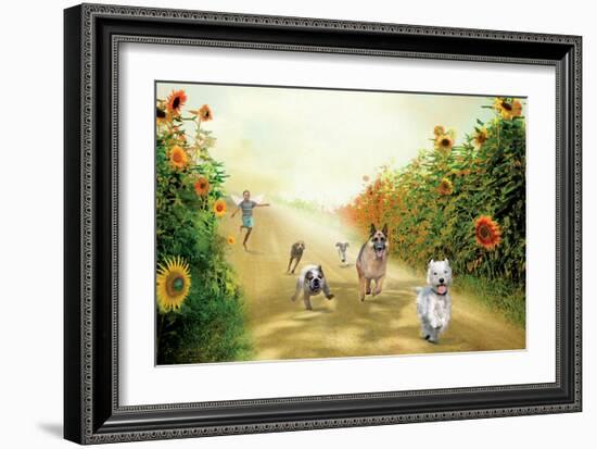 Leading The Pack-Nancy Tillman-Framed Premium Giclee Print