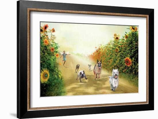 Leading The Pack-Nancy Tillman-Framed Art Print