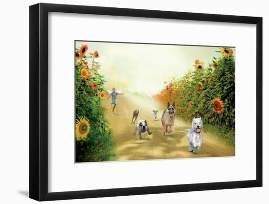 Leading The Pack-Nancy Tillman-Framed Art Print