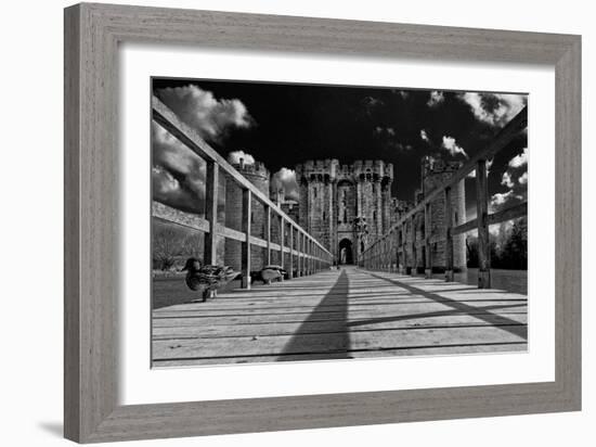 Leading to Bodiam Castle-Adrian Campfield-Framed Photographic Print