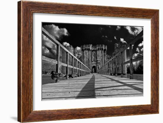 Leading to Bodiam Castle-Adrian Campfield-Framed Photographic Print