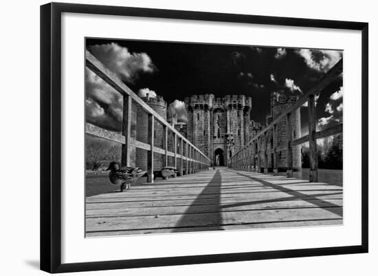 Leading to Bodiam Castle-Adrian Campfield-Framed Photographic Print