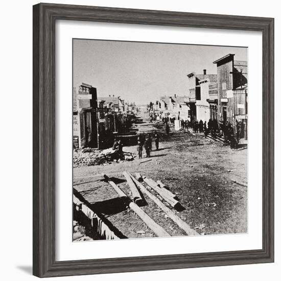 Leadville, Colorado, USA, 1870s-Unknown-Framed Photographic Print