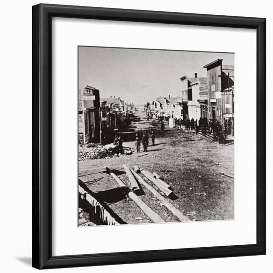 Leadville, Colorado, USA, 1870s-Unknown-Framed Photographic Print