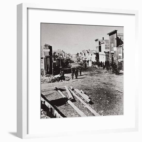 Leadville, Colorado, USA, 1870s-Unknown-Framed Photographic Print
