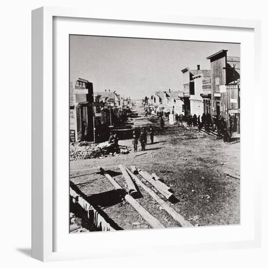 Leadville, Colorado, USA, 1870s-Unknown-Framed Photographic Print