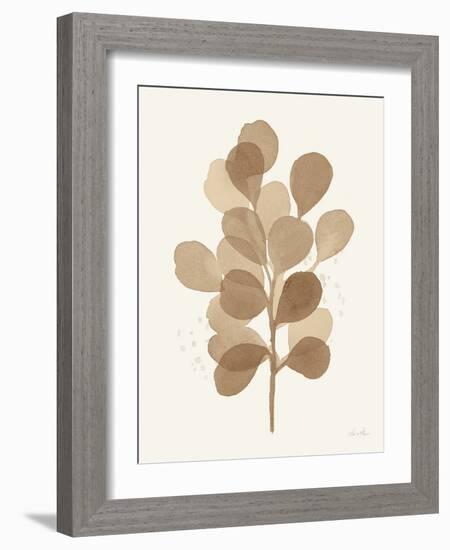 Leaf and Stem V-Laura Horn-Framed Art Print