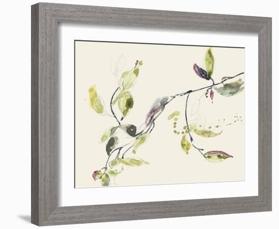 Leaf Branch I-Jennifer Goldberger-Framed Art Print