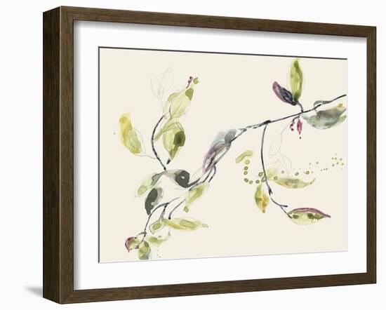 Leaf Branch I-Jennifer Goldberger-Framed Art Print