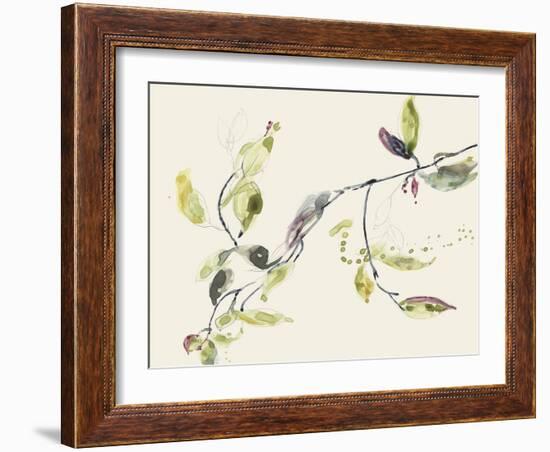 Leaf Branch I-Jennifer Goldberger-Framed Art Print