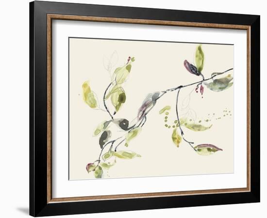 Leaf Branch I-Jennifer Goldberger-Framed Art Print