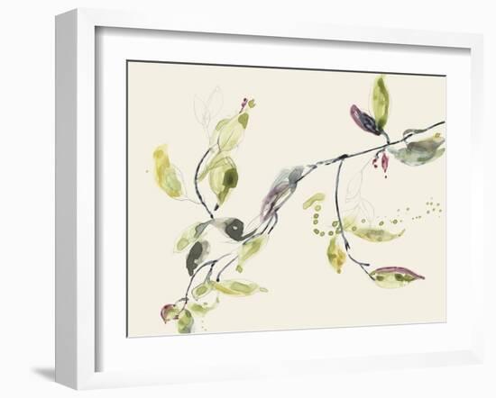 Leaf Branch I-Jennifer Goldberger-Framed Art Print