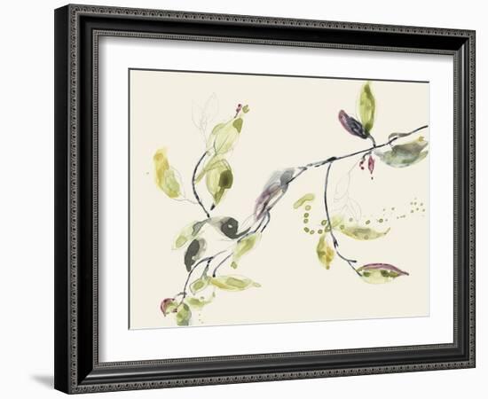 Leaf Branch I-Jennifer Goldberger-Framed Art Print