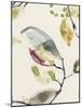 Leaf Branch Triptych II-Jennifer Goldberger-Mounted Art Print