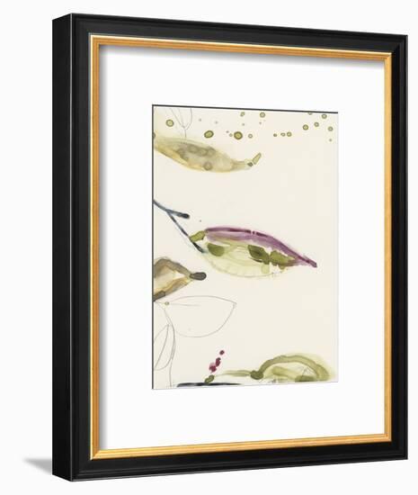 Leaf Branch Triptych III-Jennifer Goldberger-Framed Art Print