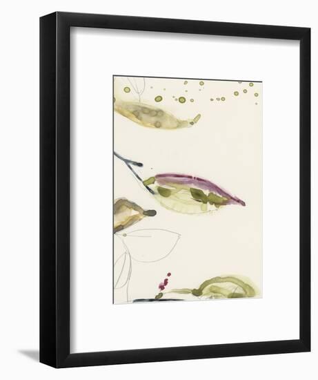 Leaf Branch Triptych III-Jennifer Goldberger-Framed Art Print