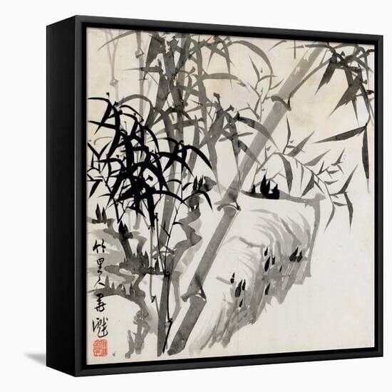 Leaf C, from 'tian Jingzhai Mozhu Ce', from Rugao, Jiangsu Province-Rang Tian-Framed Premier Image Canvas