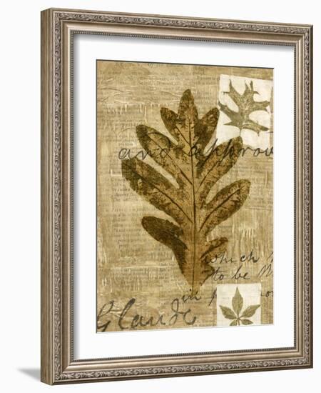 Leaf Collage I-Kate Archie-Framed Art Print