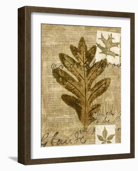 Leaf Collage I-Kate Archie-Framed Art Print