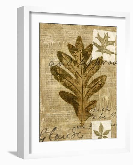 Leaf Collage I-Kate Archie-Framed Art Print