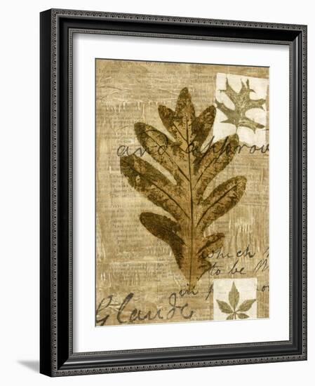 Leaf Collage I-Kate Archie-Framed Art Print