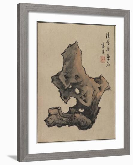 Leaf from Traveling Among the Five Sacred Peaks, 1656-Lan Ying-Framed Giclee Print