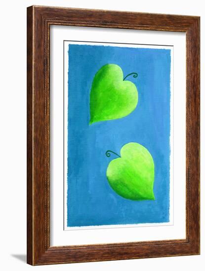 Leaf Hearts, 2003-Julie Nicholls-Framed Giclee Print