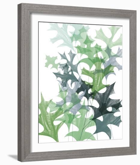 Leaf Impression II-Laure Girardin Vissian-Framed Giclee Print