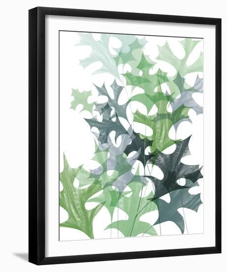 Leaf Impression II-Laure Girardin Vissian-Framed Giclee Print