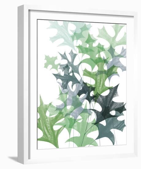 Leaf Impression II-Laure Girardin Vissian-Framed Giclee Print