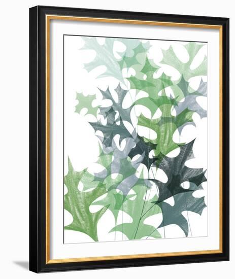 Leaf Impression II-Laure Girardin Vissian-Framed Giclee Print