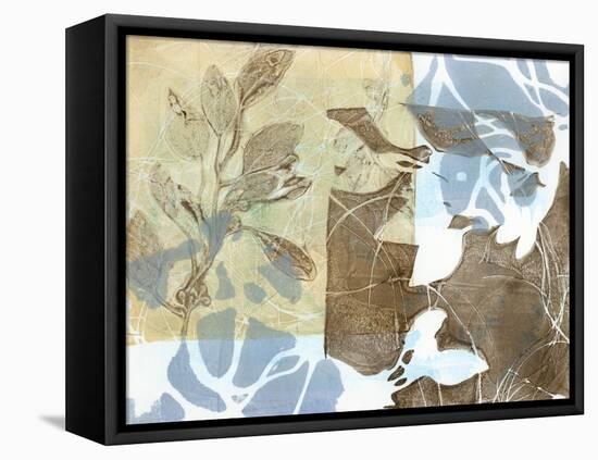 Leaf Inclusion II-Jennifer Goldberger-Framed Stretched Canvas