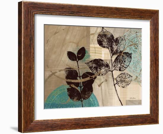 Leaf Kaleidescope 2-Matina Theodosiou-Framed Art Print