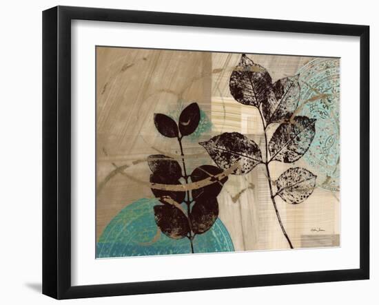 Leaf Kaleidescope 2-Matina Theodosiou-Framed Art Print