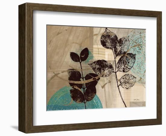 Leaf Kaleidescope 2-Matina Theodosiou-Framed Art Print