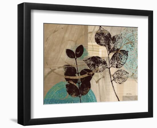 Leaf Kaleidescope 2-Matina Theodosiou-Framed Art Print