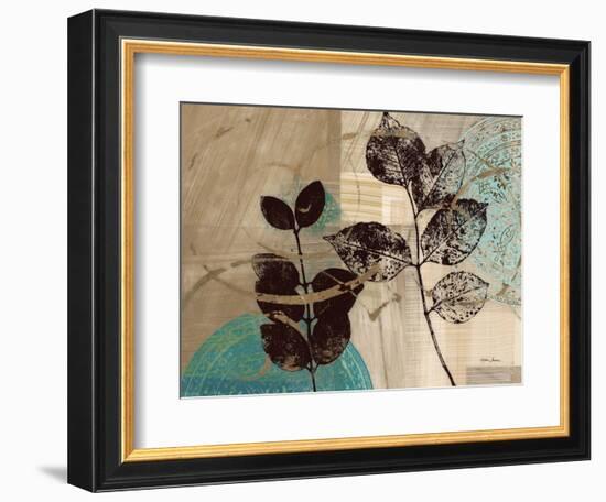 Leaf Kaleidescope 2-Matina Theodosiou-Framed Art Print