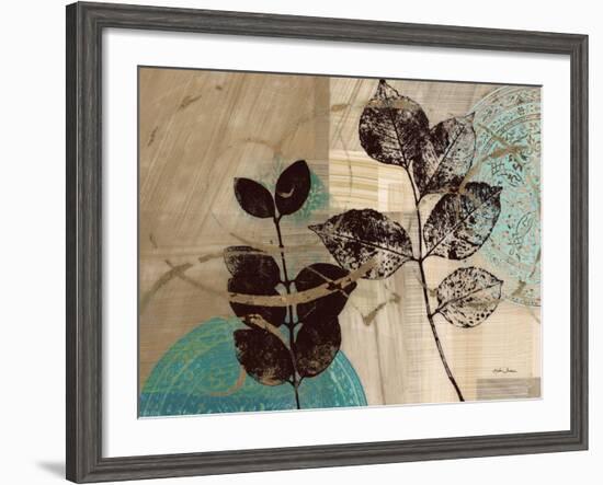 Leaf Kaleidescope 2-Matina Theodosiou-Framed Art Print