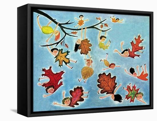 Leaf Kids - Jack & Jill-Stella May DaCosta-Framed Premier Image Canvas