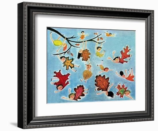 Leaf Kids - Jack & Jill-Stella May DaCosta-Framed Giclee Print