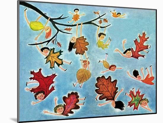 Leaf Kids - Jack & Jill-Stella May DaCosta-Mounted Giclee Print