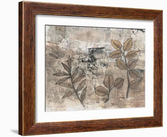 Leaf Motif II-Tim OToole-Framed Art Print