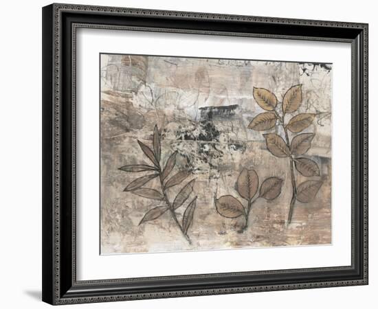 Leaf Motif II-Tim OToole-Framed Art Print