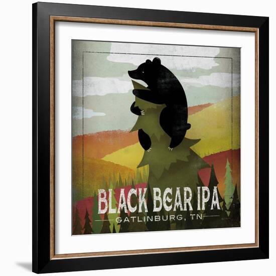 Leaf Peeper Black Bear IPA-Ryan Fowler-Framed Art Print